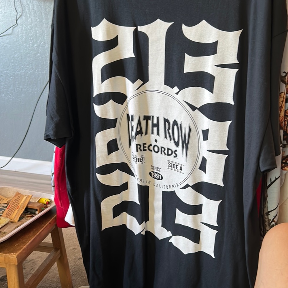 Black Death Row Records tee2Xl